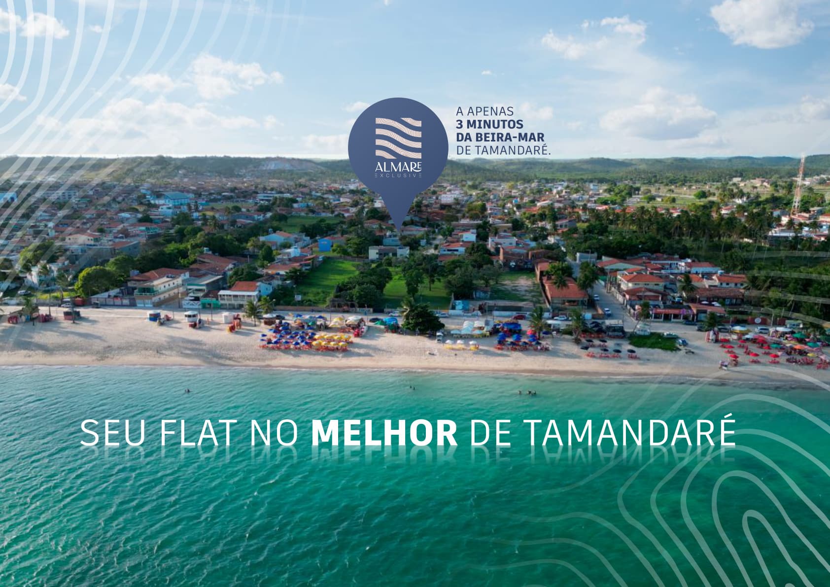 Al Mare Exclusive — Flat com Vista para o Mar em Tamandaré